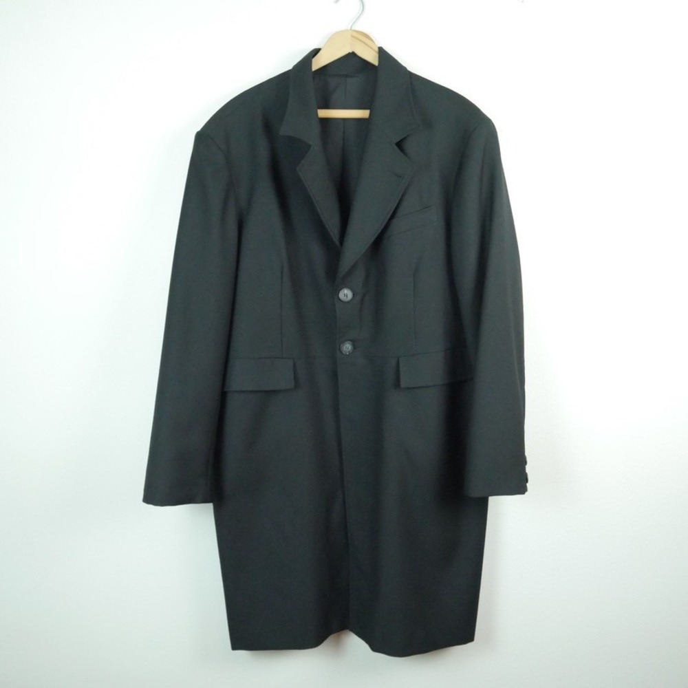Wah Maker Frontier Clothing Mens Black Frock Coat Western Steampunk Cowboy 46